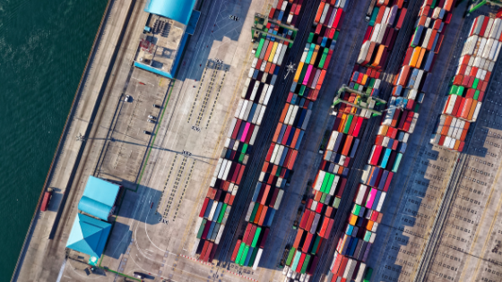 Blog Title IMage - Aeriel shot of multi-colored freight containers