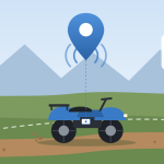 atv being gps tracked